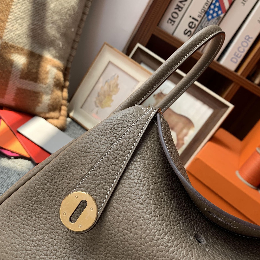 에르메스 린디백26 에토프 금장 끌레망스 가죽